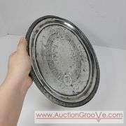 Serving Trays and 2 bowls. F. B. Rogers, L H Vaughan. A
