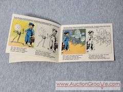 RARE example of an unused coloring book promoting the use of lead paint to children with the often missing brochure about Dutch Boy Lead Paint for their parents. A1