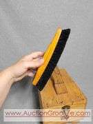 Gold Bond Shine Chest. Shoe Shine Box with Brushes. B2