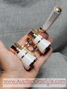 White and Rose Gold Opera Glasses. A3