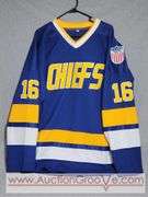 Chiefs #16 Hanson Jersey. Charlestown All American City. Size XL. T4