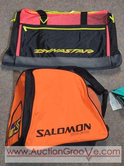 Salomon Equipe Ski Boot Bag and Dynastar Course Carge Bag. Both New. B