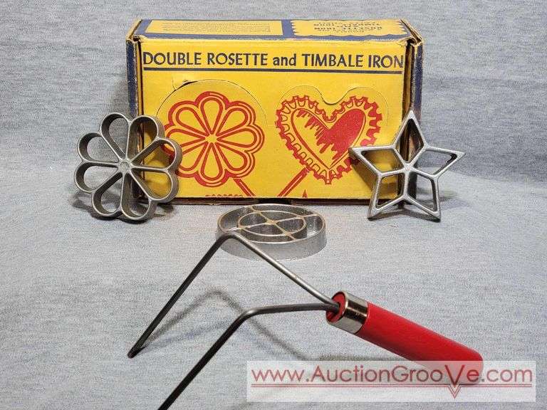 Nordic Ware Double Rosette and Timbale Iron. B