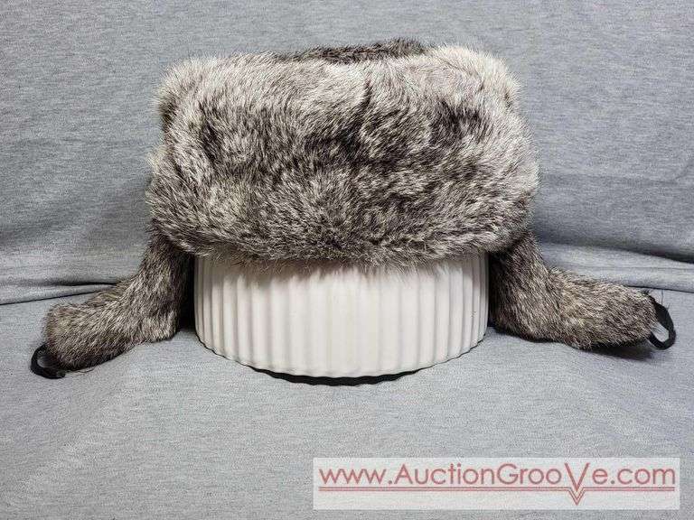 Russian Rabbit Fur Hat. B
