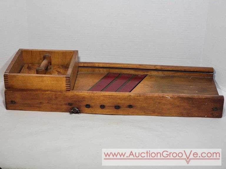 Ypsilanti Kraut Cutter. Thompson Michigan. 26 x 9 x 5. Bbr1