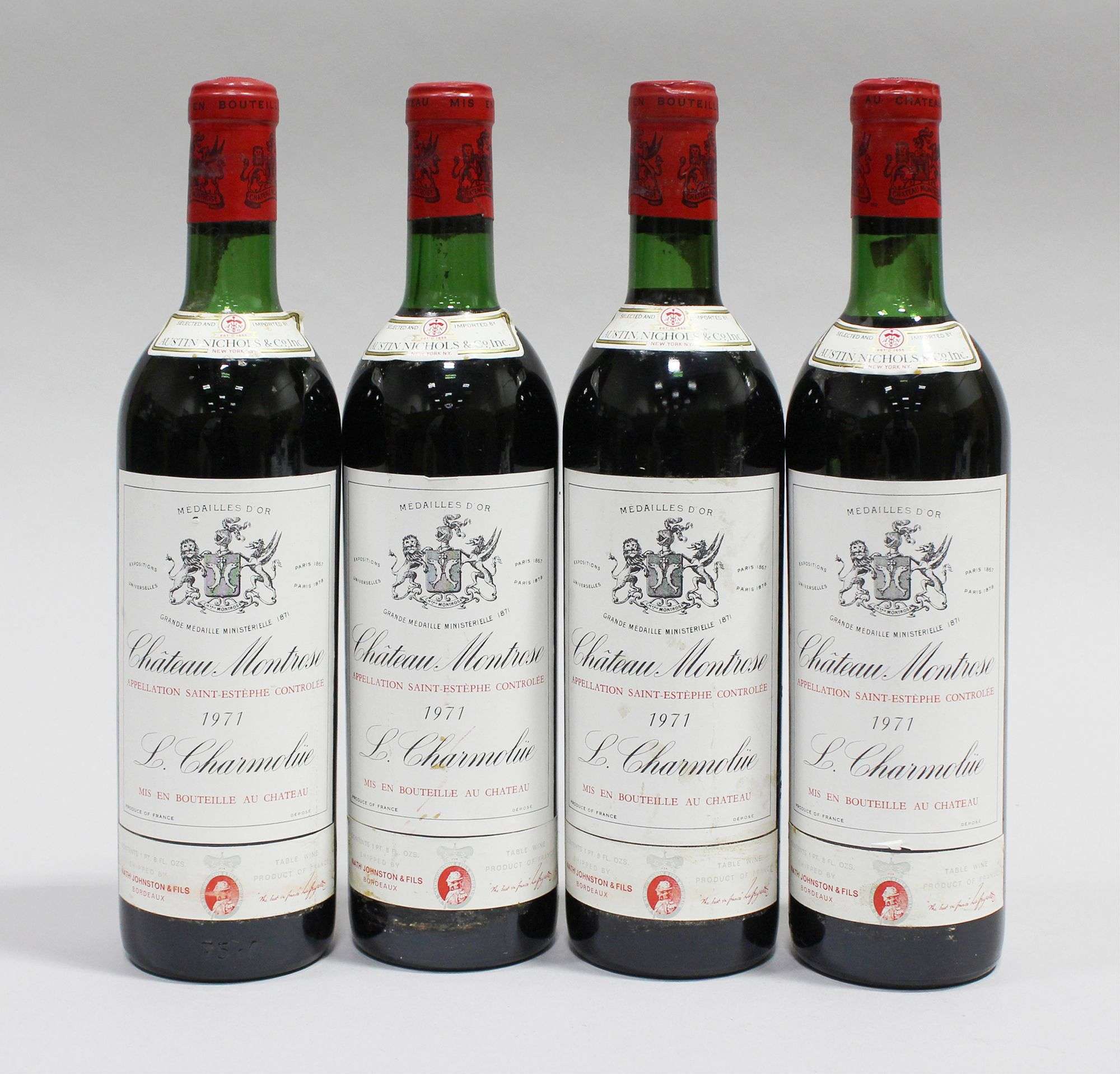 Château Montrose 1971 (4 bottles) - Hodgins Halls Auction Group