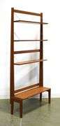 TEAK FREE STANDING WALL SHELF