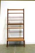 TEAK FREE STANDING WALL SHELF