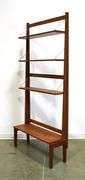 TEAK FREE STANDING WALL SHELF
