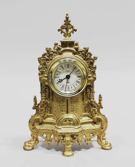 URANIO BRASS MANTEL CLOCK