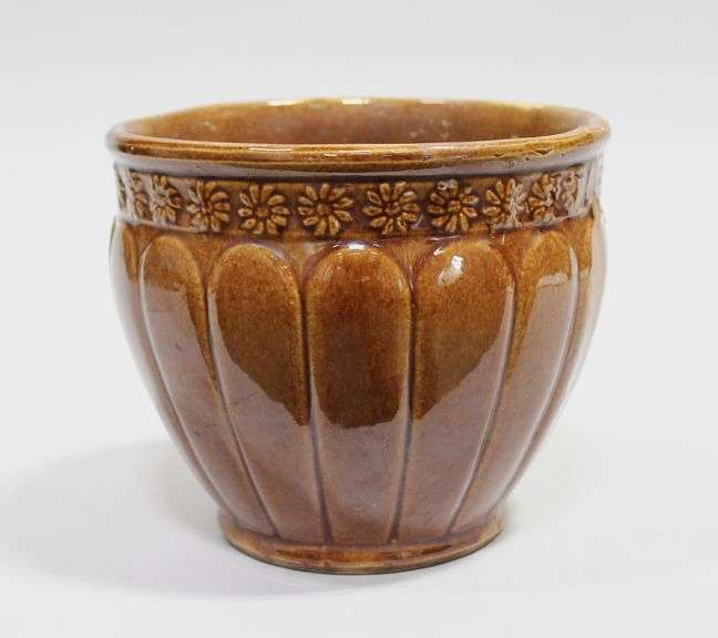 STONEWARE JARDINIERE POT