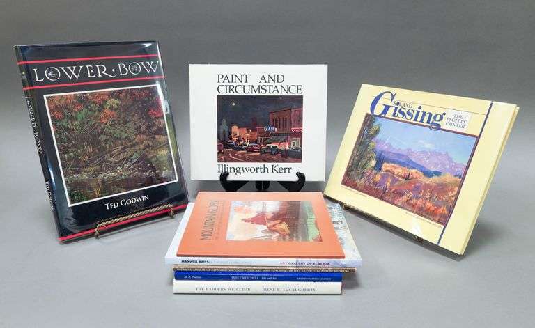CANADIAN ART BOOKS, ALBERTA ARTISTS (8)
