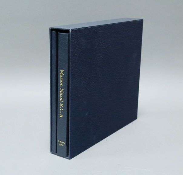 MARION NICOLL, LIMITED EDITION BOOK AND CLAY PRINT