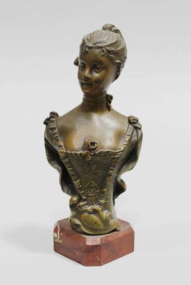 FEMALE BUST BRONZE