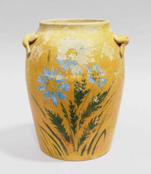 PAINTED MEDALTA COOKIE JAR