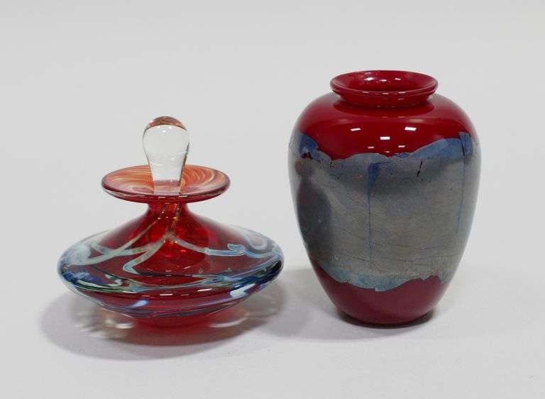 SIGNED ART GLASS (2)