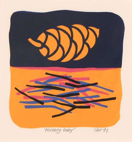 KATIE OHE, COLOUR SERIGRAPH
