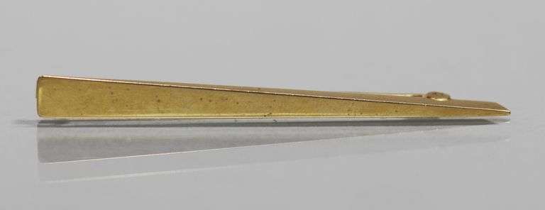 14kt YELLOW GOLD / WEDGE BROOCH