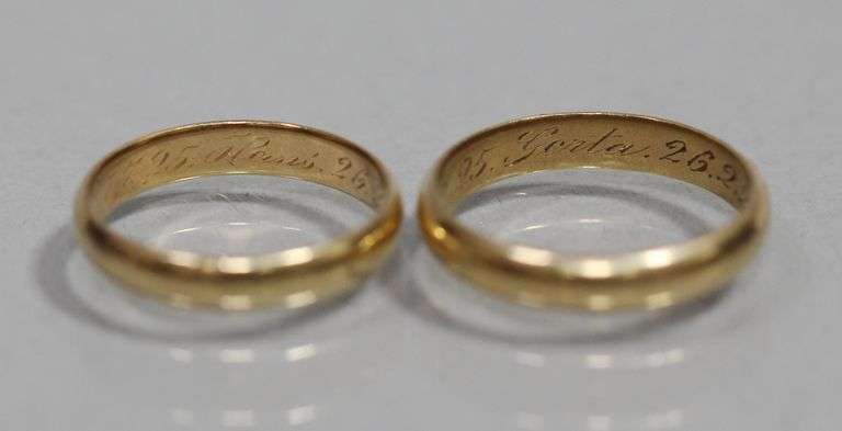 14kt YELLOW GOLD BANDS (2)