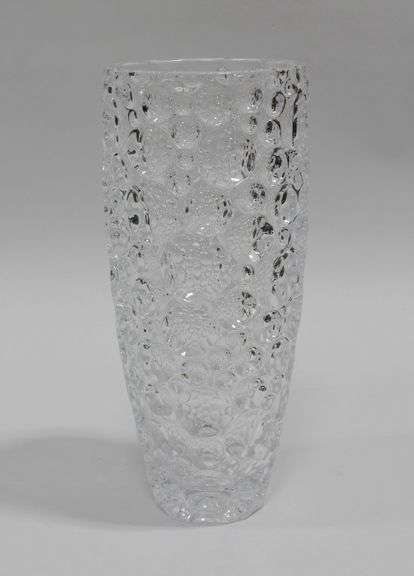 BOHEMIAN STYLE BUBBLE GLASS VASE