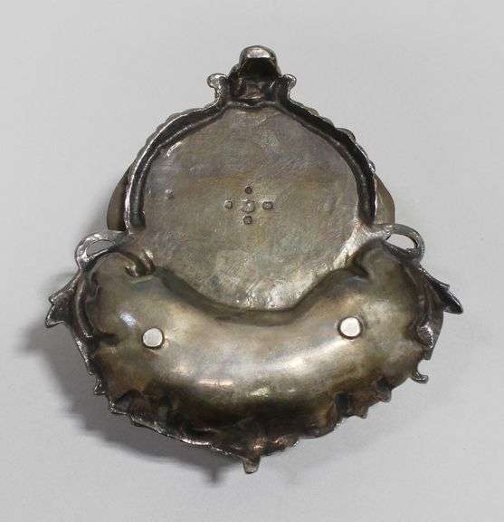 VICTORIAN FIGURAL DOG HEAD INKWELL