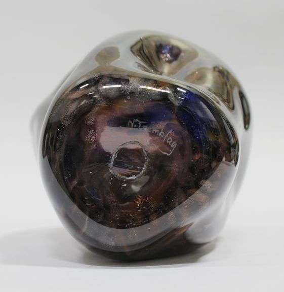 NICOLE TREMBLAY ART GLASS VASE