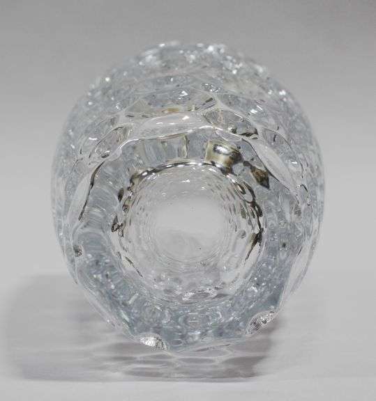 BOHEMIAN STYLE BUBBLE GLASS VASE