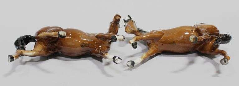 BESWICK "SPIRITED" HORSE GROUP (4)