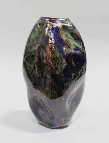 NICOLE TREMBLAY ART GLASS VASE