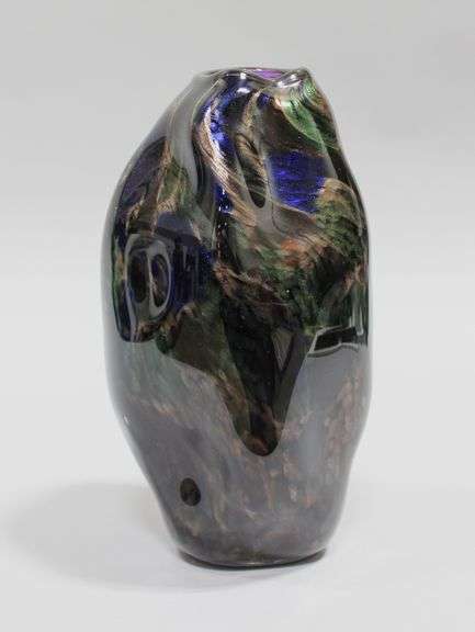 NICOLE TREMBLAY ART GLASS VASE