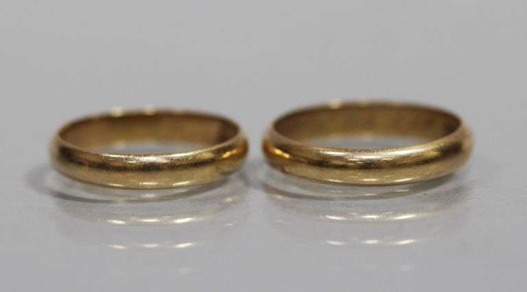 14kt YELLOW GOLD BANDS (2)