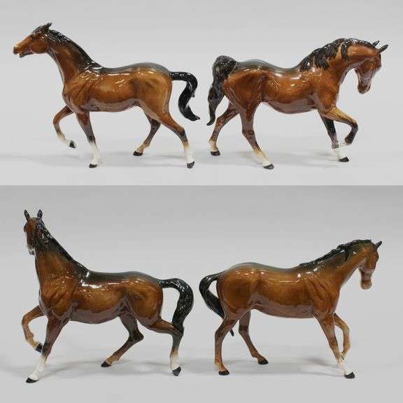 BESWICK "SPIRITED" HORSE GROUP (4)