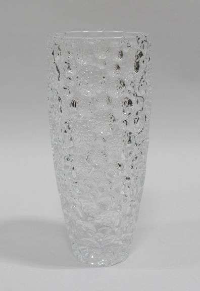 BOHEMIAN STYLE BUBBLE GLASS VASE