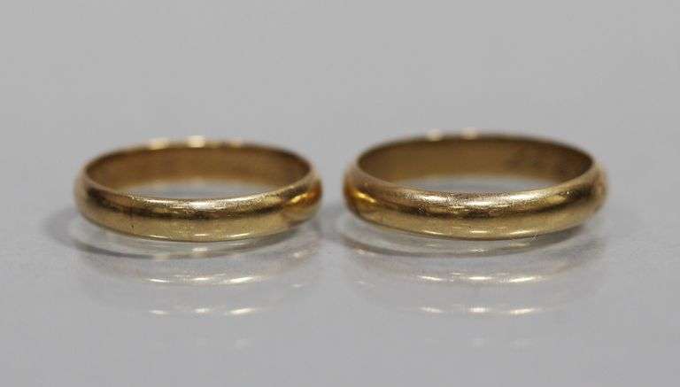 14kt YELLOW GOLD BANDS (2)
