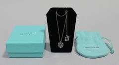 "RETURN TO TIFFANY" SILVER HEART TAG NECKLACE
