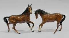 BESWICK "SPIRITED" HORSE GROUP (4)