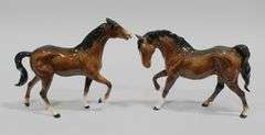 BESWICK "SPIRITED" HORSE GROUP (4)