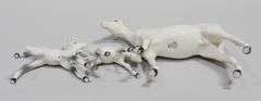 BESWICK BOIS ROUSSEL AND FOALS (3)