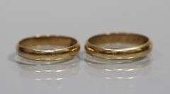14kt YELLOW GOLD BANDS (2)