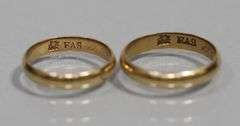 14kt YELLOW GOLD BANDS (2)
