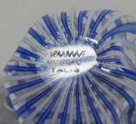 VENINI FAZZOLETTO ART GLASS BOWL