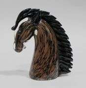 MURANO GLASS HORSE BUST