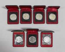 CANADIAN SILVER DOLLAR COLLECTION (7)