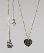 "RETURN TO TIFFANY" SILVER HEART TAG NECKLACE