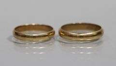 14kt YELLOW GOLD BANDS (2)