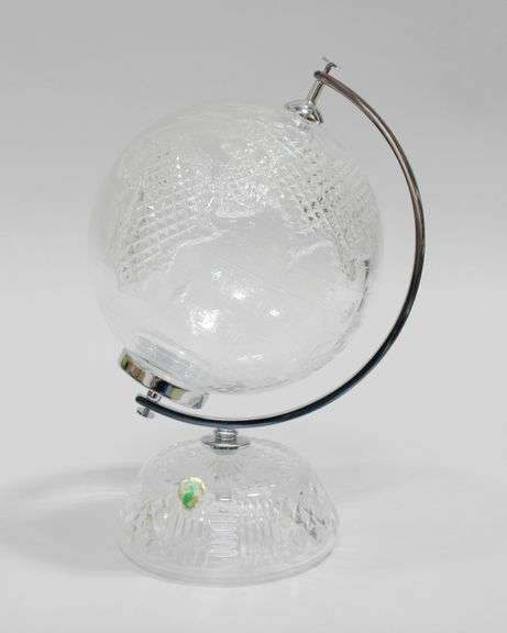 WATERFORD CRYSTAL WORLD GLOBE