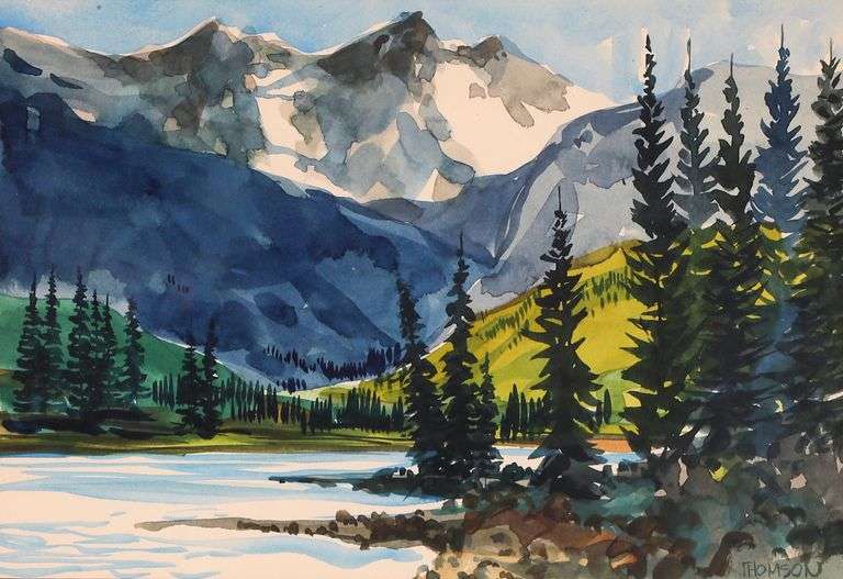 KEITH THOMSON, WATERCOLOUR