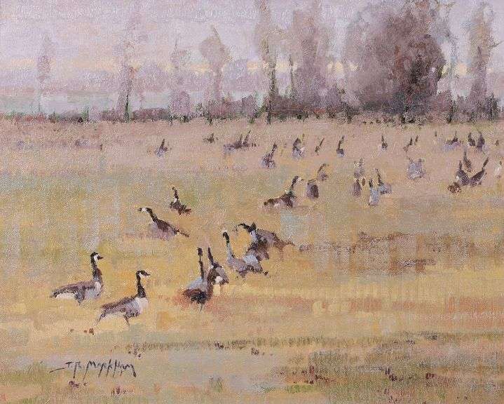 JERRY R. MARKHAM, OIL ON BOARD