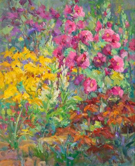 FRANCINE NOREAU, OIL ON CANVAS