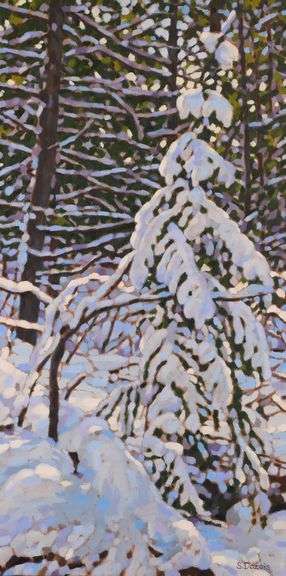 STEPHEN DOZOIS, OIL ON CANVAS